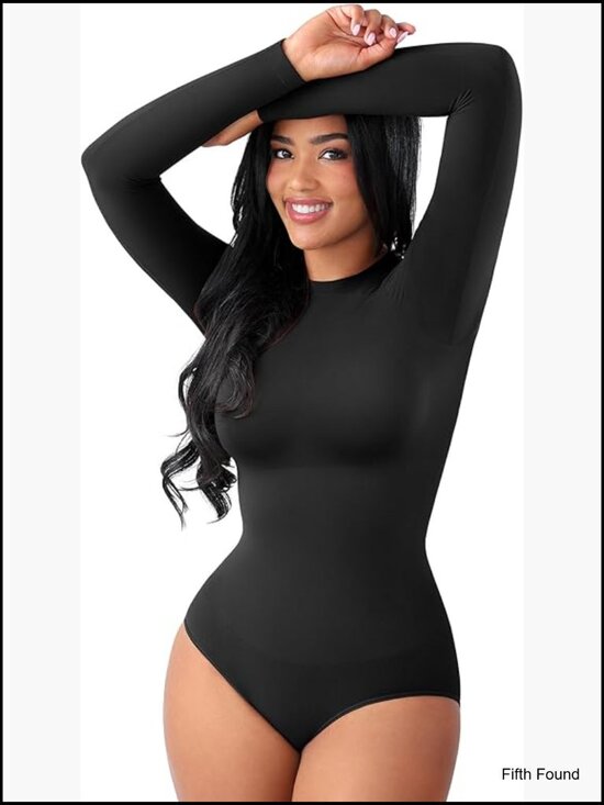 Other - Seamless Long Sleeve Bodysuit Shapewear Tummy Control Compression Shirt